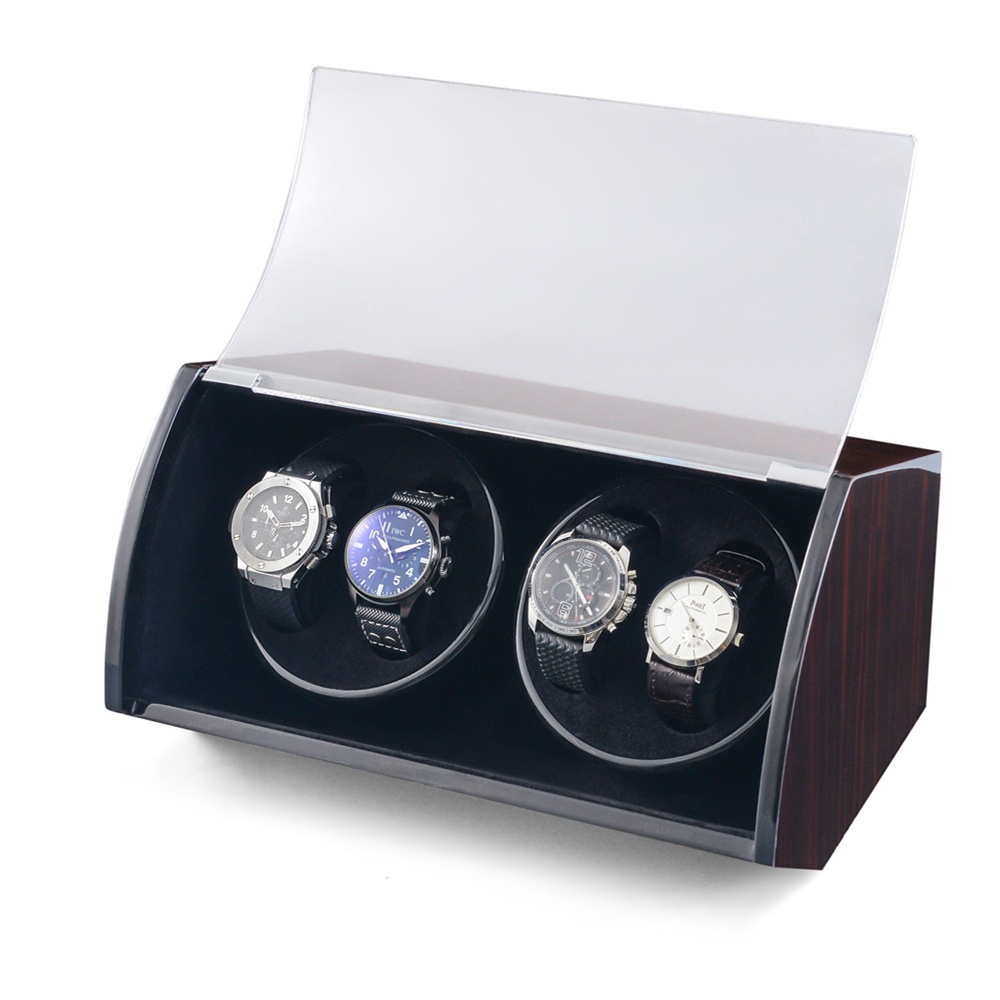 Ebony High Gloss Winder for 4 watches.

#watchwinder #watch #gift #mangift #chinamanufacturer #amazonbestseller #watchwinding #watchbox #watchtool #jewelrybox #watchcase