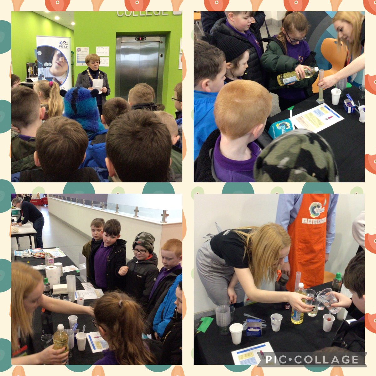 mmcdatswjs's tweet photo. Year 3 were invited to Furness College to take part in #STEM2023. We met lots of interesting people with amazing, interactive activities. We listened to a speech by the Deputy Mayor and watched a show by the crazy scientist, Professor Pumpernickel. What a great morning!
#swalneyj https://t.co/imKX7cVjE7