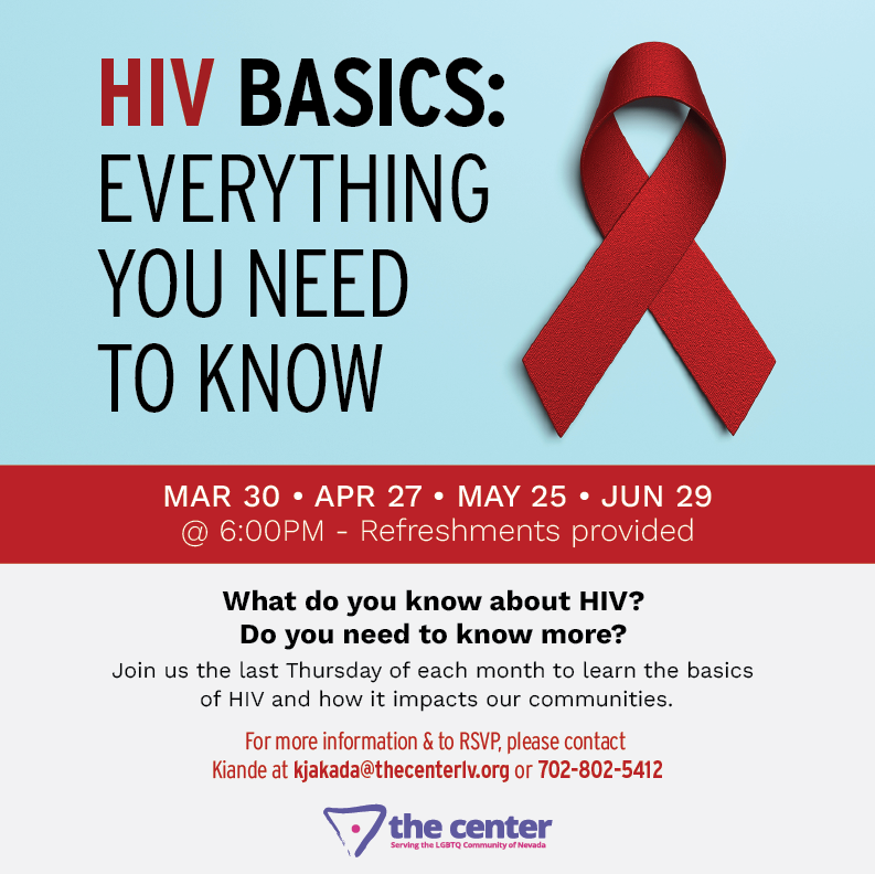 thecenterlv on Twitter "We are happy to announce our HIV Basics