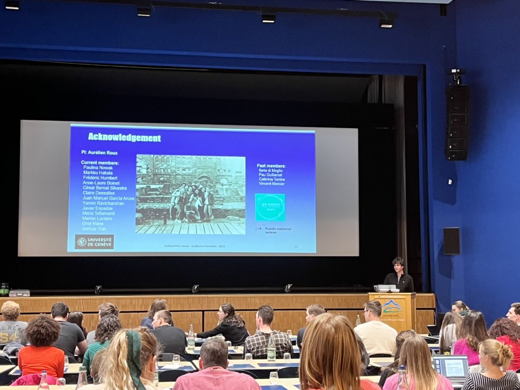 Joshua Tran (@joshuatran_guv) on Twitter photo Brilliant talk from Guillaume Pernollet from the <a href="/RouxLab/">Roux Lab</a> at the <a href="/unigeSciMedPhD/">SciMed PhD Conference</a> Retreat! Interesting work on non-biochemical stresses and mechanical cues on epithelial organization. Brilliant talk from Guillaume Pernollet from the <a href="/RouxLab/">Roux Lab</a> at the <a href="/unigeSciMedPhD/">SciMed PhD Conference</a> Retreat! Interesting work on non-biochemical stresses and mechanical cues on epithelial organization.