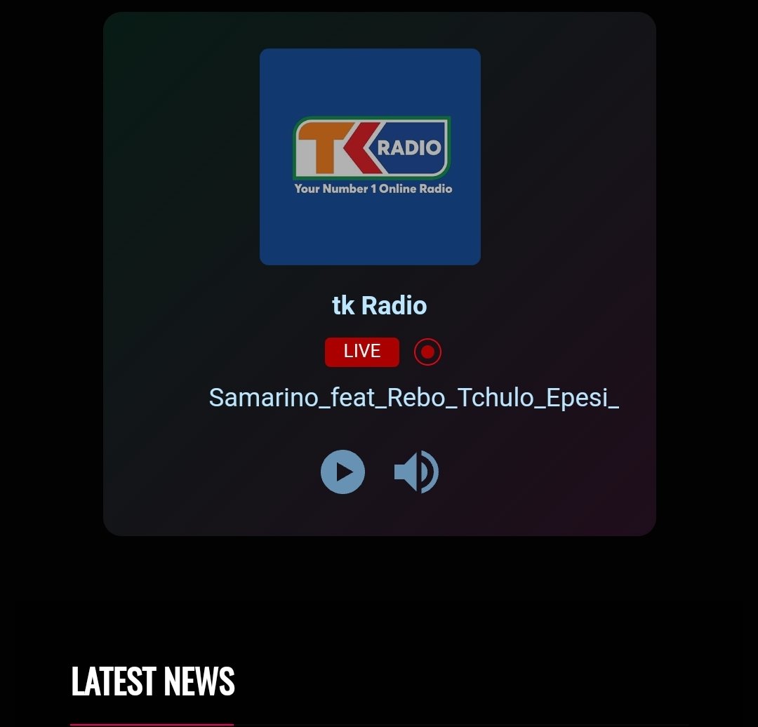 Some cool music on tk RADIO  
Click tkradio-ssd.com
Or Dial 122 on Zain line to enjoy unlimited sounds.