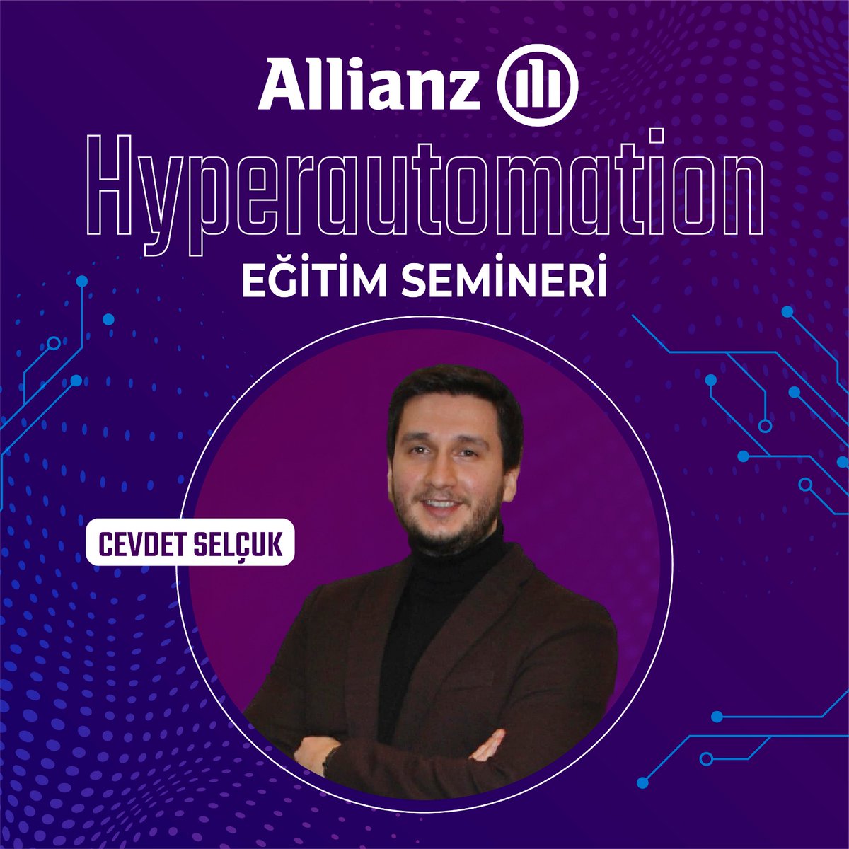 CevdetSelcuk's tweet image. Bu hafta @AllianzTurkiye nin düzenlediği #Hyperautomation etkinliğine konuşmacı olarak katılıyorum. Günümüz ve gelecek hakkında sohbet edeceğimiz harika bir etkinlik olacak. #digitaltransformation