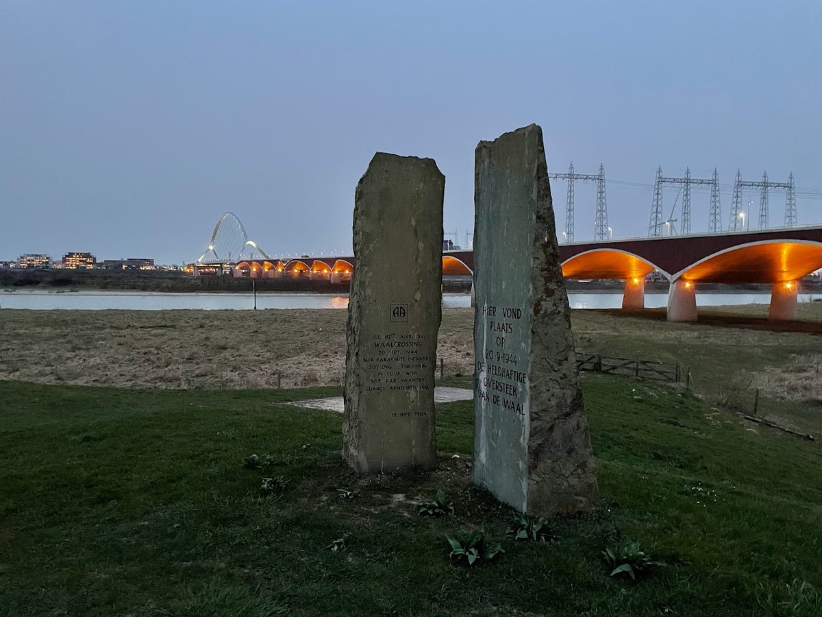 battlefieldexpl's tweet photo. From the archives, the Waalcrossing site back in 2004 before the new bridge was built and a new "canal" was dug through the flood plain. Looks almost exactly as it was in 1944. #operationmarketgarden #howthingshavechanged @82ndABNDiv https://t.co/6SPrRsUcif
