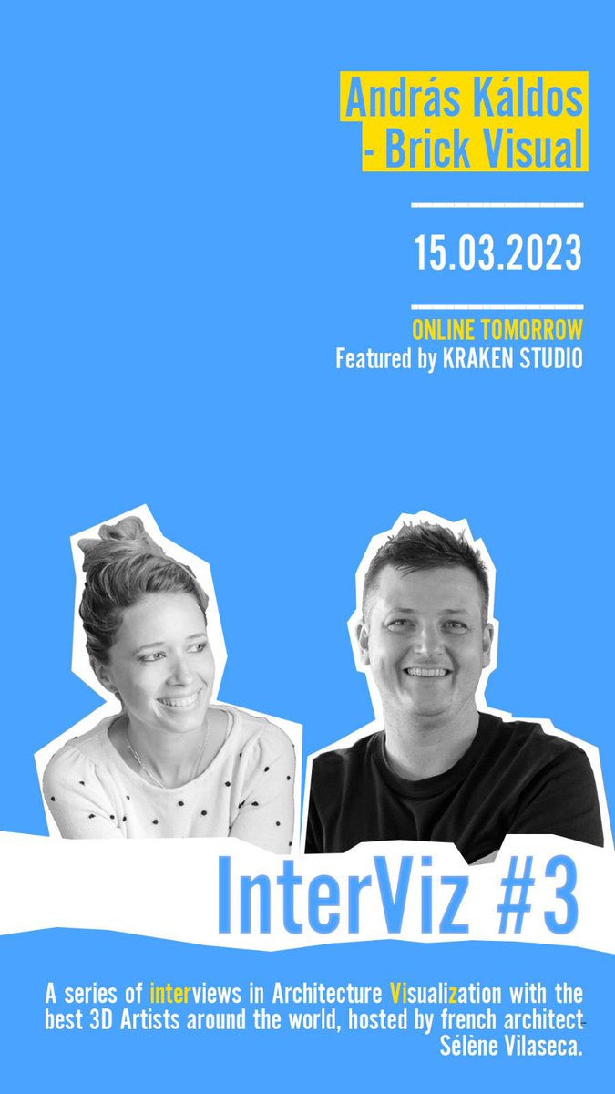 KRAKEN3DART's tweet image. InterViz 3 available tomorrow! @BrickVisual 
#archviz #artistportrait #architecturevisualization