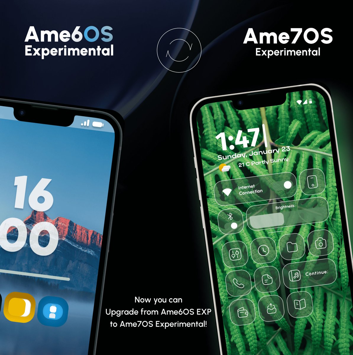 AmeOSExp's tweet image. Now you can upgrade from Ame6OS EXP to Ame7OS Exp