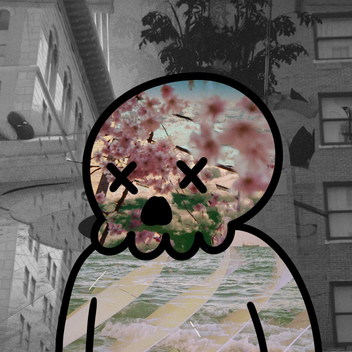 NickTKPinto's tweet image. Created using seven of my 35mm film photographs. I’ve always loved the “Mories are kind” motto, I did my best to emulate that in my #BuildAMorie @CryptoMories @iwwon_official