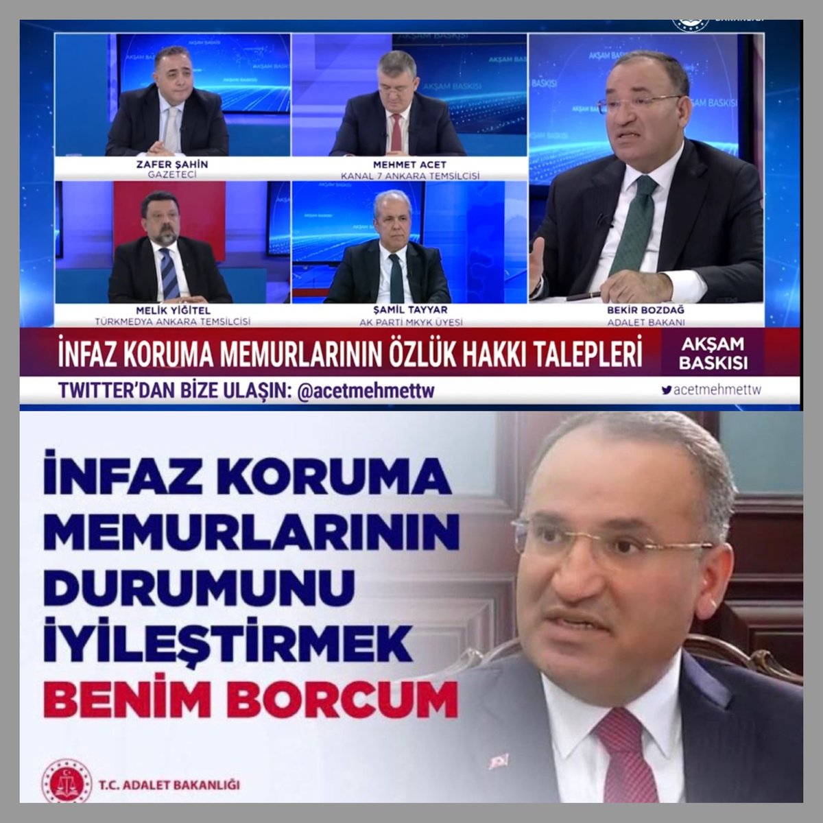 infazkoruma4bli's tweet photo. Sn. Bakanımız @bybekirbozdag

Şimdi değilse ne zaman? 

#infazkorumabozdagıbekliyor https://t.co/HCbsDvEokl