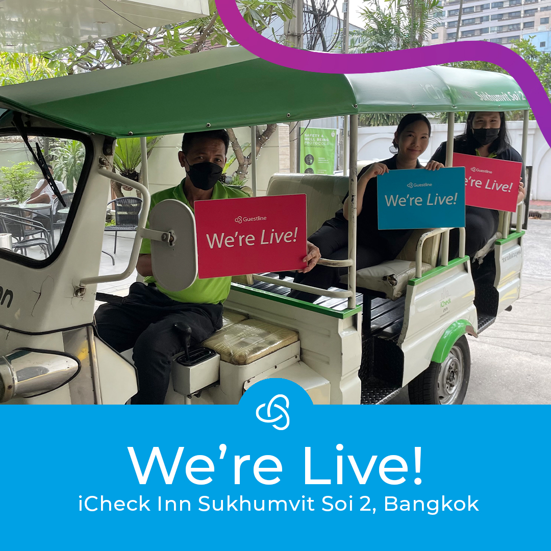Guestline's tweet image. Guestline gives hoteliers the confidence to achieve their boldest ambitions ⚡

Congratulations to iCheck Inn Sukhumvit Soi 2who are now LIVE with Guestline! Thank you for choosing #TeamGuestline.

Fantastic work Amrie Jehubong #KeyToMore #Hospitalityindustry #GuestlineGoLive