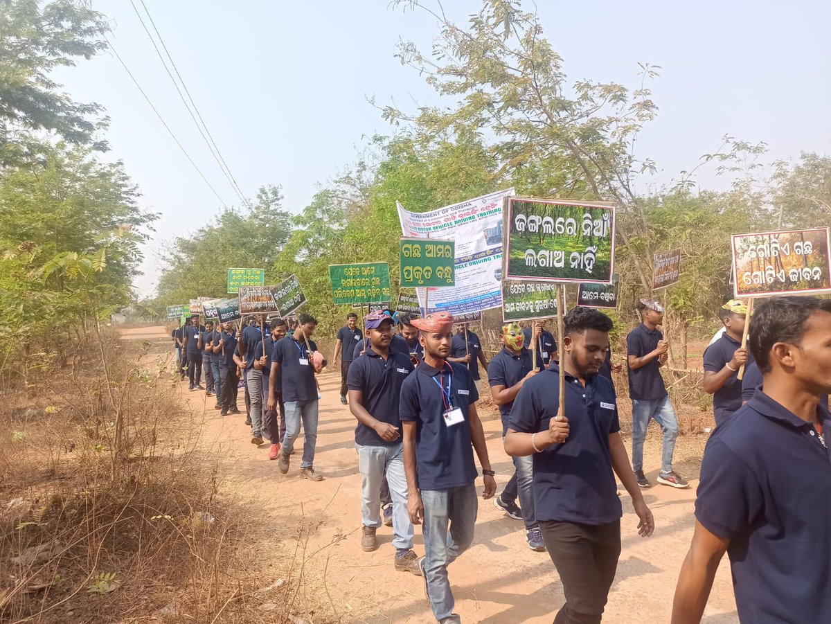 Cuttack_DFO's tweet photo. Organisation of awareness meetings and Rally for preventing forest fire in Cuttack Forest Division. https://t.co/tC8yHpp7mZ