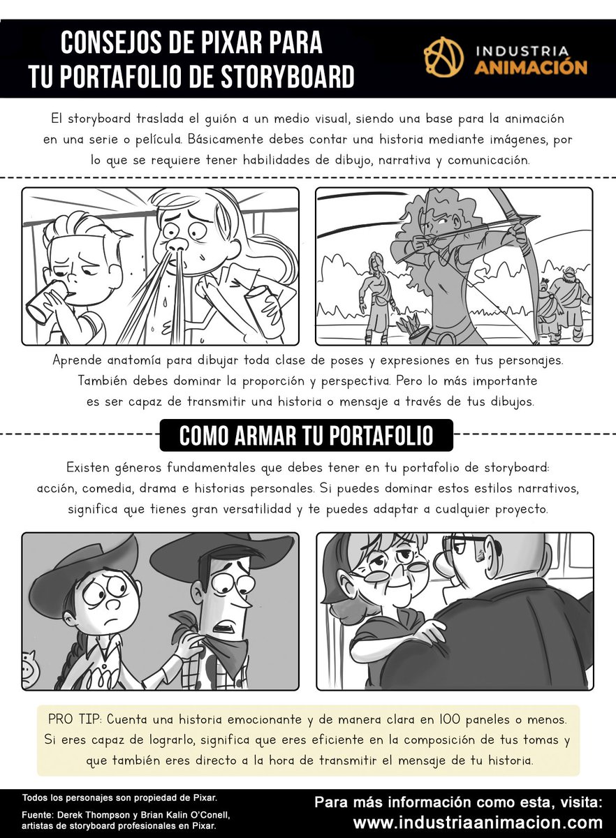 ind_animacion's tweet photo. Aprende valiosas lecciones de #storyboard con #Pixar, mismas que te ayudarán a mejorar tus habilidades y armar un portafolio que te permita impulsar tu carrera profesional en la industria de #animacion. Y recuerda, para más información como esta visita: https://t.co/2dzIeru7FI https://t.co/MPELEwEIFw