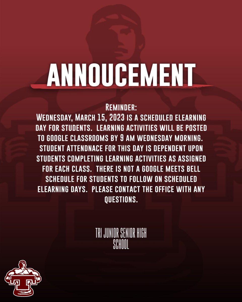 Tri Jr Sr High Principal tweet media