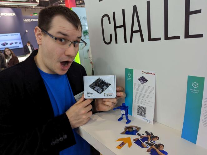 E14Community's tweet image. Don&apos;t forget! We&apos;ll have Jason Kridner on our stand at #EmbeddedWorld tomorrow at 13:00 until 13:30 for a meet and greet! Come along and talk about #Beaglebone and #BeaglePlay 😀 👋  Hall 3A-519