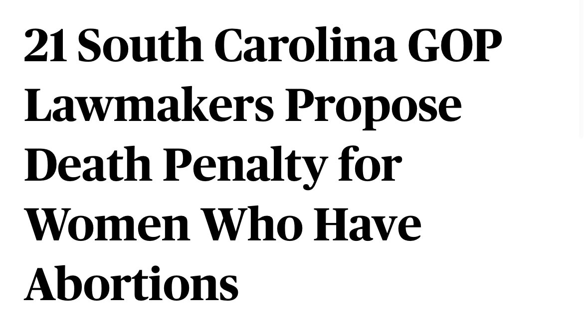 When you’re so pro-life that you’re pro-death.