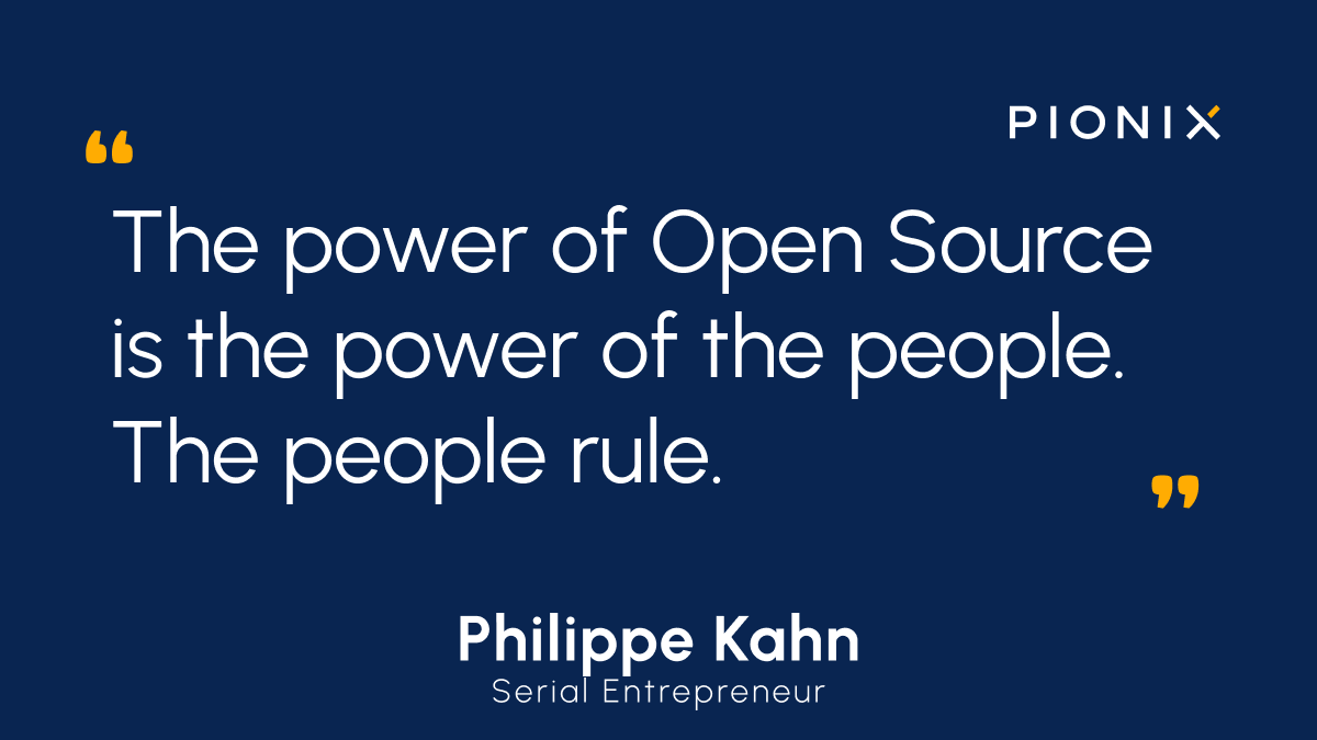 “The power of Open Source is the power of the people. The people rule.” - <a href="/PhilippeKahn/">Philippe Kahn</a>

Special thanks to <a href="/LFE_Foundation/">LF Energy</a> and all enthusiasts and passionates that are supporting Open Source - YOU RULE!!!

#PIONIX #EVerest #opensource #opensourcesoftware #ecosystem #community