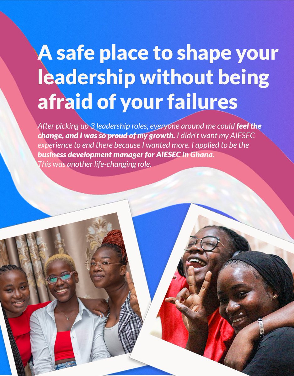 aiesecinghana's tweet photo. Today we share Nimatu's journey #withaiesec. What will your journey look like? Develop yourself with AIESEC!
#joinaiesec #LeadershipDevelopment https://t.co/NRtZ5wvCRP