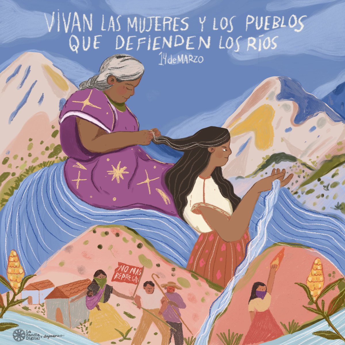 El 14 de marzo es el Día Internacional de Acción contra las Represas y en Defensa de los Ríos. 💦🌿

Gracias a todas las mujeres y comunidades de México y Latinoamérica que luchan por mantener los ríos libres de represas, minería y contaminación . 🙌🏽