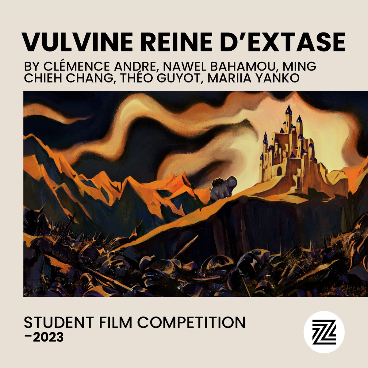 MiyuDistrib's tweet photo. We are very pleased to announce that we have 5 films in competition at Animafest Zagreb:
▪️ STUDENT FILM COMPETITION 2023
🔸Vulvine Reine d’Extase by Clémence Andre, Nawel Bahamou, Ming Chieh Chang, Théo Guyot, Mariia Yanko and produced by Les Gobelins
#Animafest #Zagreb https://t.co/6JroyqRTZa