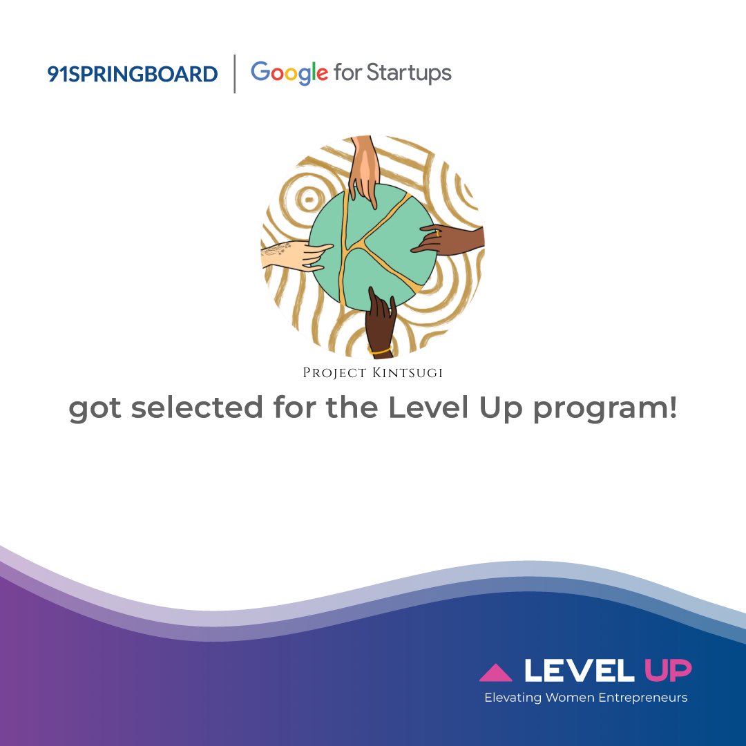 crayonsdabba's tweet photo. After 4 years of running it as a pet project, #ProjectKintsugi is now transitioning from a support group to a start up and we just got selected to be a part of the second cohort of Level Up, an accelerator program organized by @91springboard and Google for Startups! https://t.co/U9PtLIvEYy