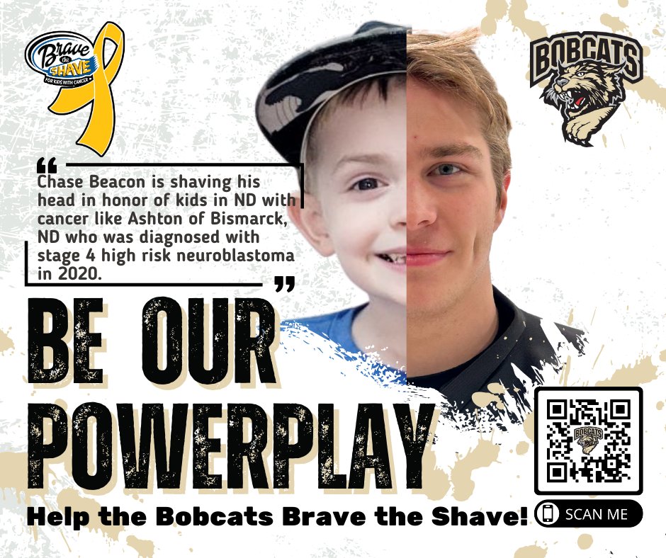 Bismarck Bobcats (@bismarckbobcats) on Twitter photo We're ready to Brave the Shave on Friday, March 24 in awareness of childhood cancer in North Dakota.
<a href="/adampietila/">adam pietila</a> and <a href="/ChaseBeacom/">Chase Beacom</a> are two of many Bobcats who will shave their head throughout the night.
🎟️ tickets.bismarckbobcats.com/events/23014-a… We're ready to Brave the Shave on Friday, March 24 in awareness of childhood cancer in North Dakota.
<a href="/adampietila/">adam pietila</a> and <a href="/ChaseBeacom/">Chase Beacom</a> are two of many Bobcats who will shave their head throughout the night.
🎟️ tickets.bismarckbobcats.com/events/23014-a…