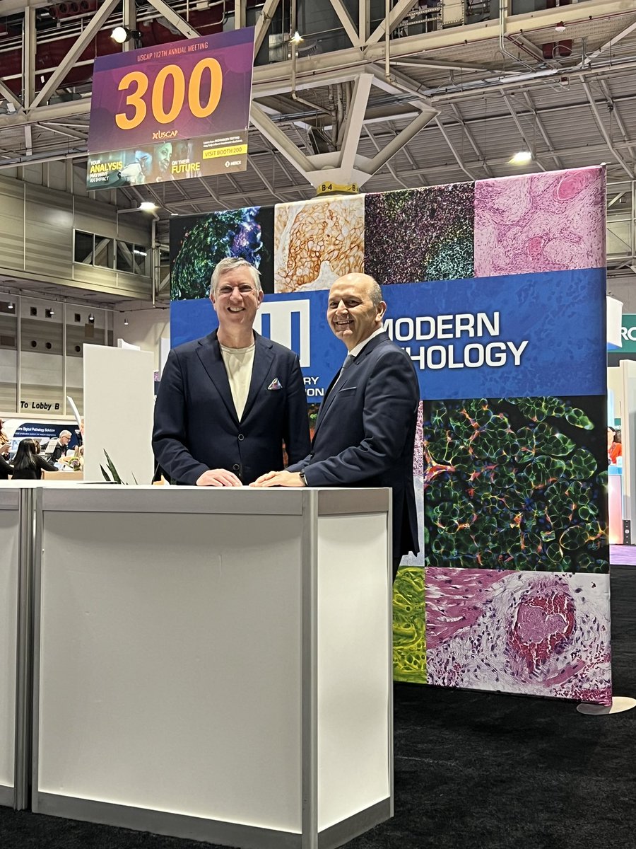 Come meet our editors, Dr. David Berman and Dr. George Netto, at the journal booth between 3:00p-4:30p TODAY!!!! #USCAP2023 #USCAP23 @virchow @DrNetto @LIjournal @ModernPathology @TheUSCAP