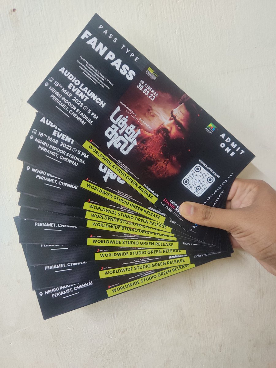 STRVISHAL5's tweet photo. #PathuThalaAudioLaunch #STR 
#PathuThalaFromMarch30 #Atman 
Waiting to see STR New look https://t.co/NloRrBhQNu