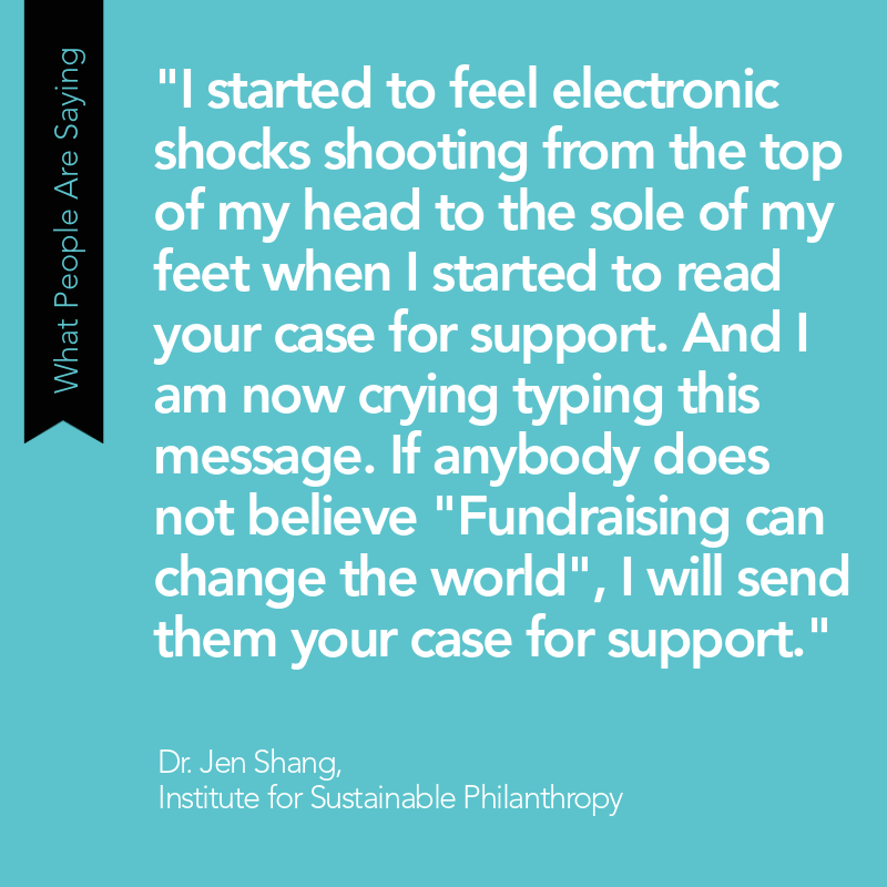 YourBlueCanoe's tweet photo. When @leaheustace was taking the Certificate in Philanthropic Psychology in 2020, course leader, Dr. Jen Shang sent this feedback after reading a case for support Leah had just completed. Amazing!
https://t.co/tFsezzQdxN
#fundraising #storytelling #copywriting https://t.co/5NTjWsNfGv