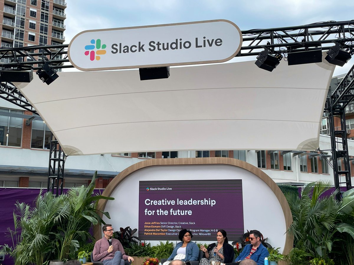 eakinsey's tweet photo. Team time: 30 minutes every day of my time that the team can use for critique sessions, using a channel to coordinate - what works for @jj managing creative teams remotely
#SlackSXSW https://t.co/Wp70wa3ysB