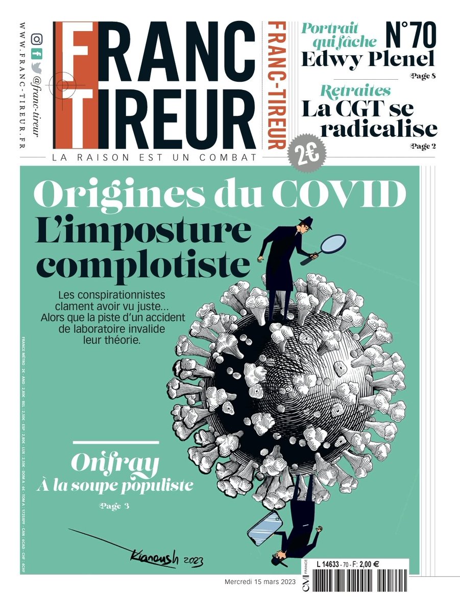 franctireurmag's tweet photo. 🔴🔔 Demain dans Franc-Tireur N70
Un référendum sur la réforme des retraites ? Par @Enthoven_R. Le #Brexit fragilise : la faute des migrants selon les conservateurs. Les régimes spéciaux et la retraite par @OlivierBabeau. 
L'édito de @CarolineFourest.
Nos choix culture dès demain https://t.co/Bc1wxmtwOA