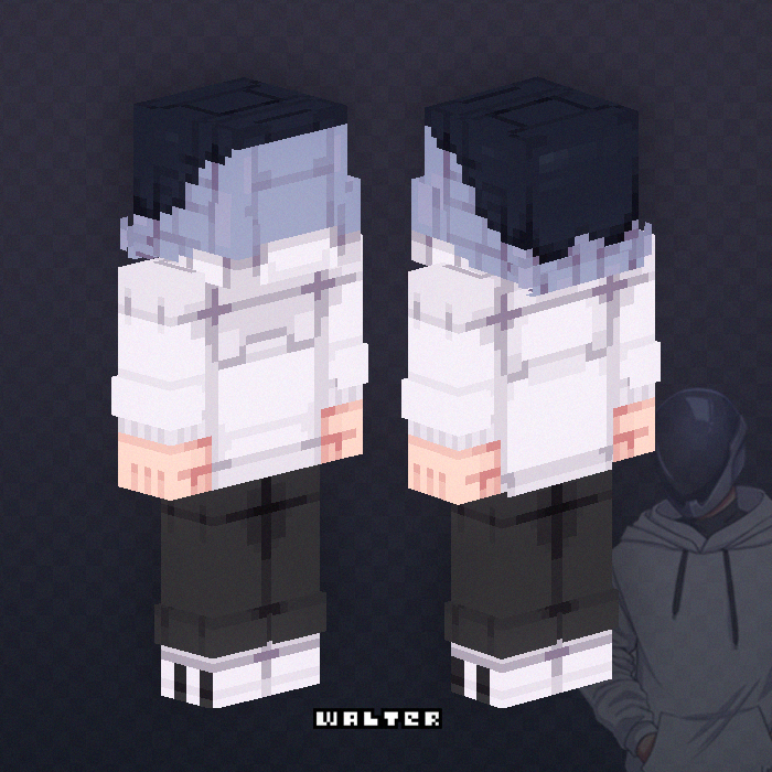 walterskinss's tweet photo. Custom skin for @Nexgal1 completed ! ✨🌌
#minecraft #minecraftskin #pixelart https://t.co/NKCGYibMyZ