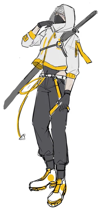 214.6cm!ラフを描いてはみたけどエロインナー見せたい気持ちもある 服装差分……………???気力との相談… 