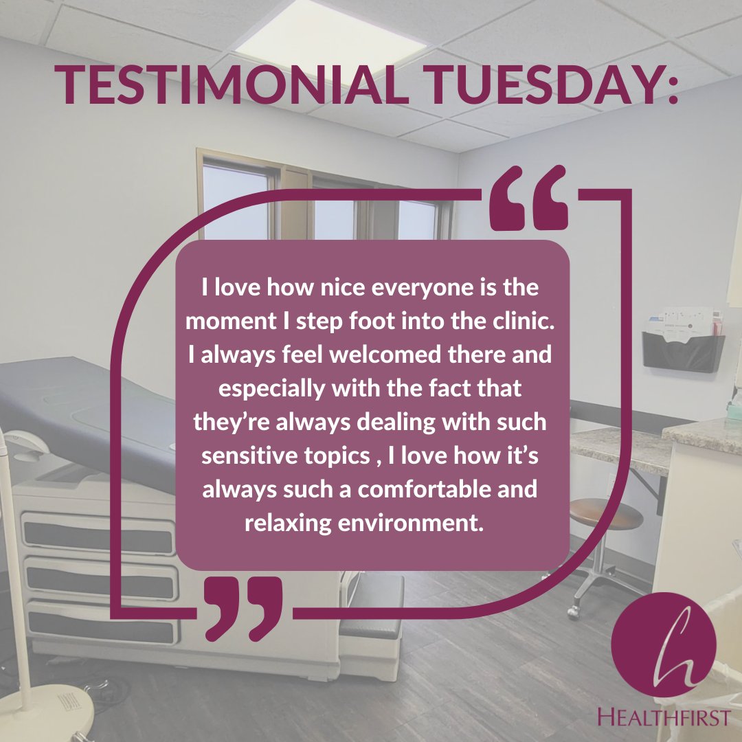 The comfort and health of our clients are a huge priority at Healthfirst.  When you're here, you are welcome, safe, and given the tools to work towards your health goals! 

To schedule an appointment, give Healthfirst a call at 800-246-5743. 

#Healthfirst #YourHealthFirst