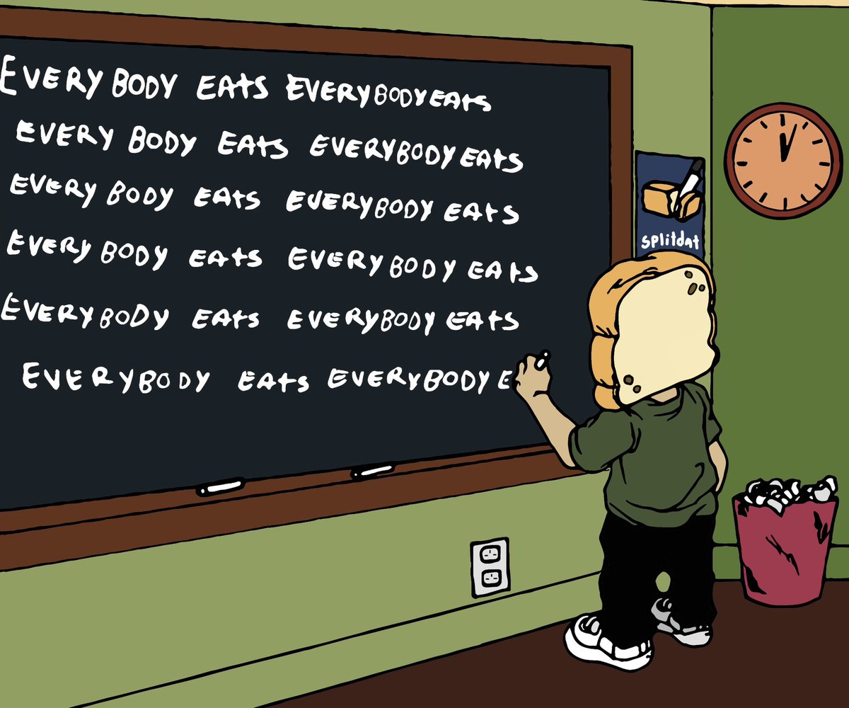 splitdat1's tweet image. one day we will eat