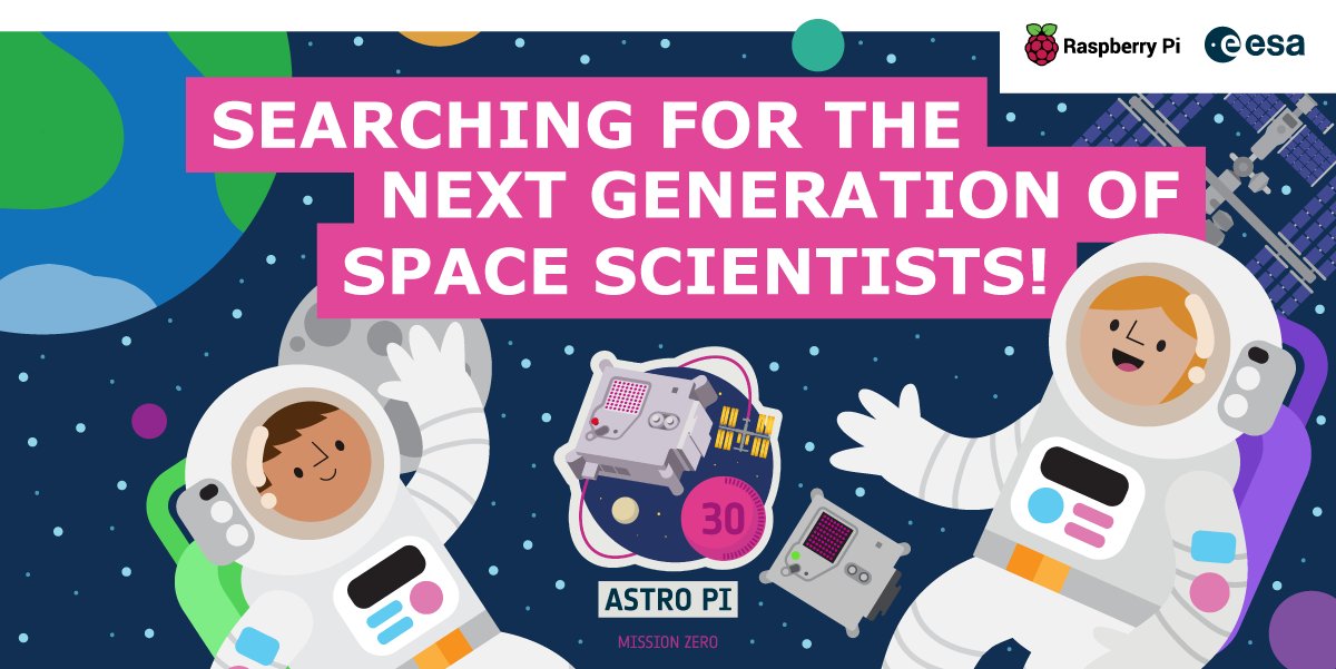 spacereport_eu's tweet image. esa: RT @ESA__Education: This is your chance to become a space scientist – don’t miss out!👩🏽‍🔬🛰
Sign up for #AstroPi  Mission Zero and send your code to the @Space_Station.🚀

⏰ You still have time, until 17 March 2023: astro-pi.org/mission-zero/ 

@Raspber…
