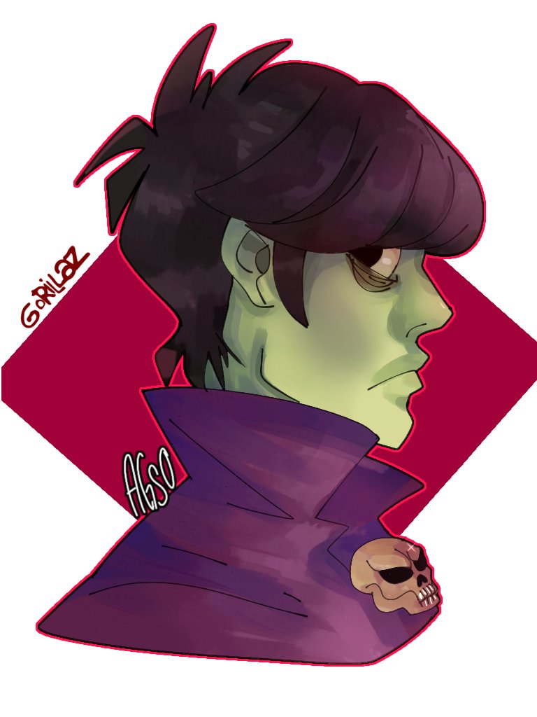 Murdoc Niccals fan art <3 

Ya tiene tiempo que lo hice y la verdad me gusto bastante como use los  colores , espero y les guste como a mi me gusto! ^^ 

pasen bonito día,  con este dibujo me presento ♡ Soy pan pan! 

#digitalart #Art #murdoc #Gorillaz #Gorillazfanart