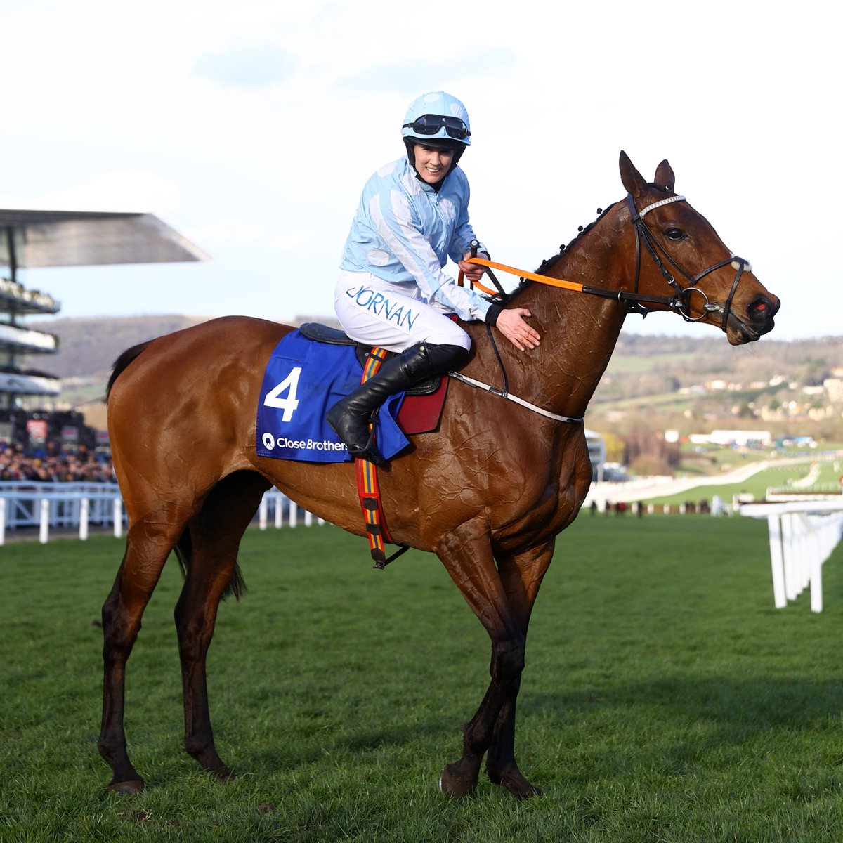 AtTheRaces's tweet image. Happy retirement to a very, very special horse 👑 #Honeysuckle