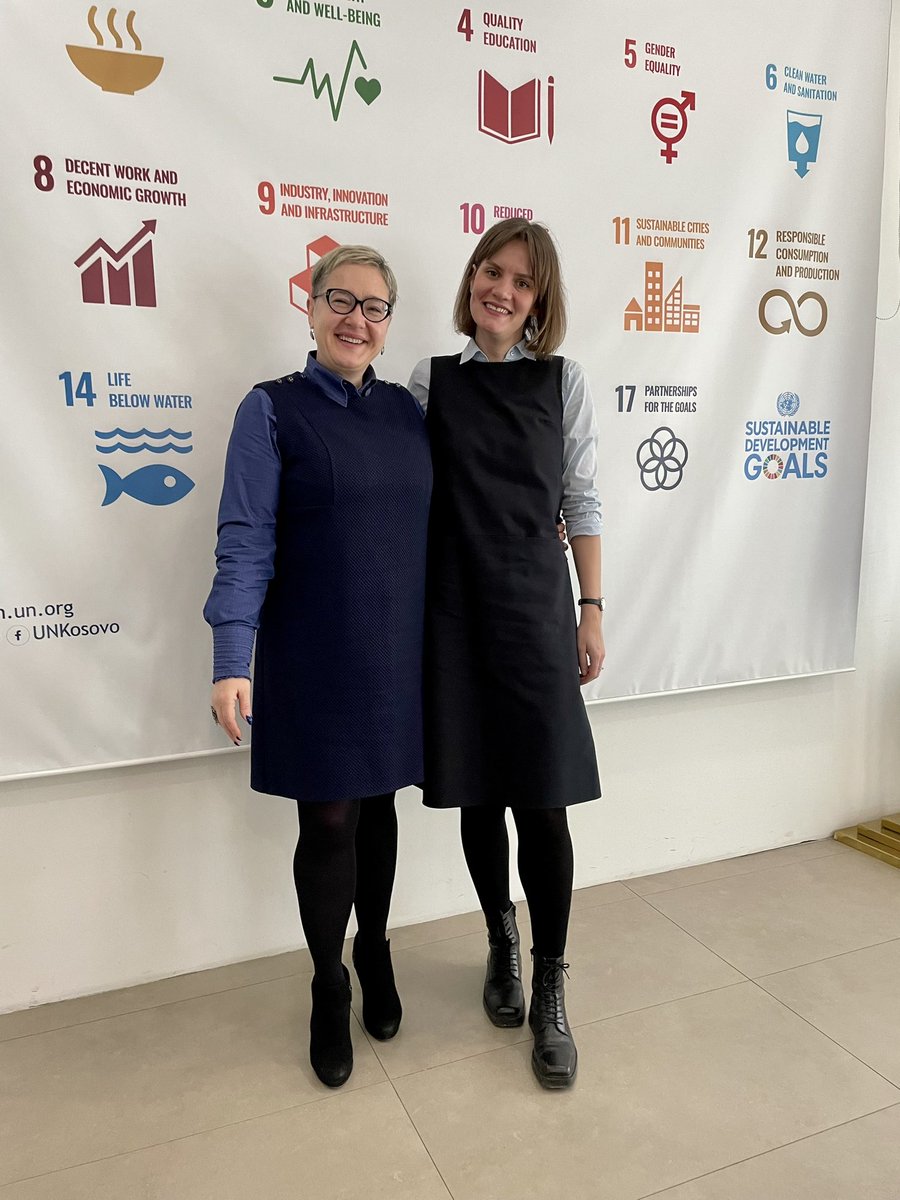 MariaSuokko's tweet image. At @UNDP_Kosovo, we have come a long way in breaking the silos and cross-thematic collaboration. Programme Leads show up at work in harmonized outfits. #SystemsThinking #PortfolioApproach