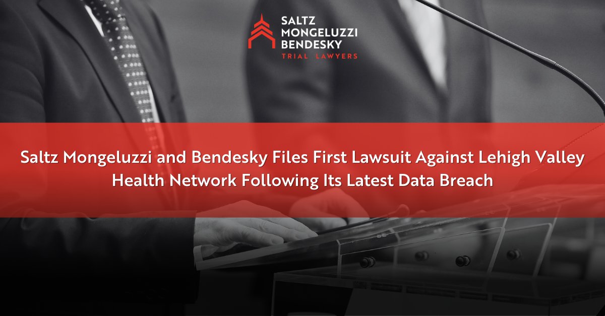 SMBBlaw's tweet image. On March 13, 2023, SMB filed the first lawsuit against the Lehigh Valley Health Network on behalf of the cancer patients whose nude, medical-record photos appeared on the internet following a data breach.

Read More: hubs.li/Q01GQxQ00

#ClassAction #PatientProtection