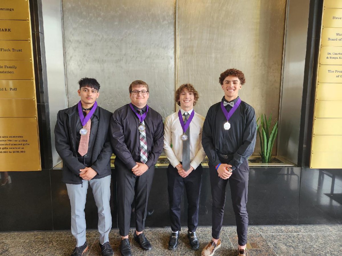 MhsWorkforce's tweet photo. @MburgVikings students  are bringing home some hardware from the Tech Prep Showcase at Sinclair.  Great job Vikings https://t.co/vjiAEerKbY