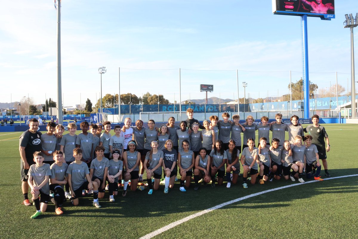 stxsoccer's tweet photo. South Texas Boys and Girls over in SPAIN 🇪🇸❗️ Great job to everyone working hard and having lots of fun during the process of our ODP training sessions with RCD Espanyol de Barcelona Professional Staff🫡⚽️
#SpainODP #ForTheLoveOfTheGame #stxodp https://t.co/aO4xrPW2UD