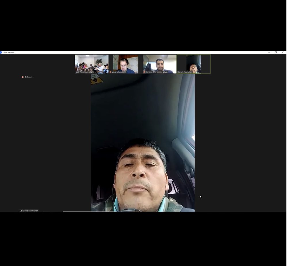 Gracias <a href="/DefendamsChiloe/">❗️Defendamos Patagonia❗️</a> y Daniel Caniullan dirigente de pesca artesanal y comunidad indígena de región de #aysen por exponer en comisión de medioambiente de <a href="/Senado_Chile/">Senado Chile</a>, promoviendo un #SbapSinIndustrias en áreas protegidas.
<a href="/Sepulinares/">Alejandro Sepúlveda Jara</a> <a href="/max_bello_m/">Maximiliano Bello</a> <a href="/paloma_avila/">Paloma Ávila</a> <a href="/pamela_poo/">Pamela Poo🌱</a>