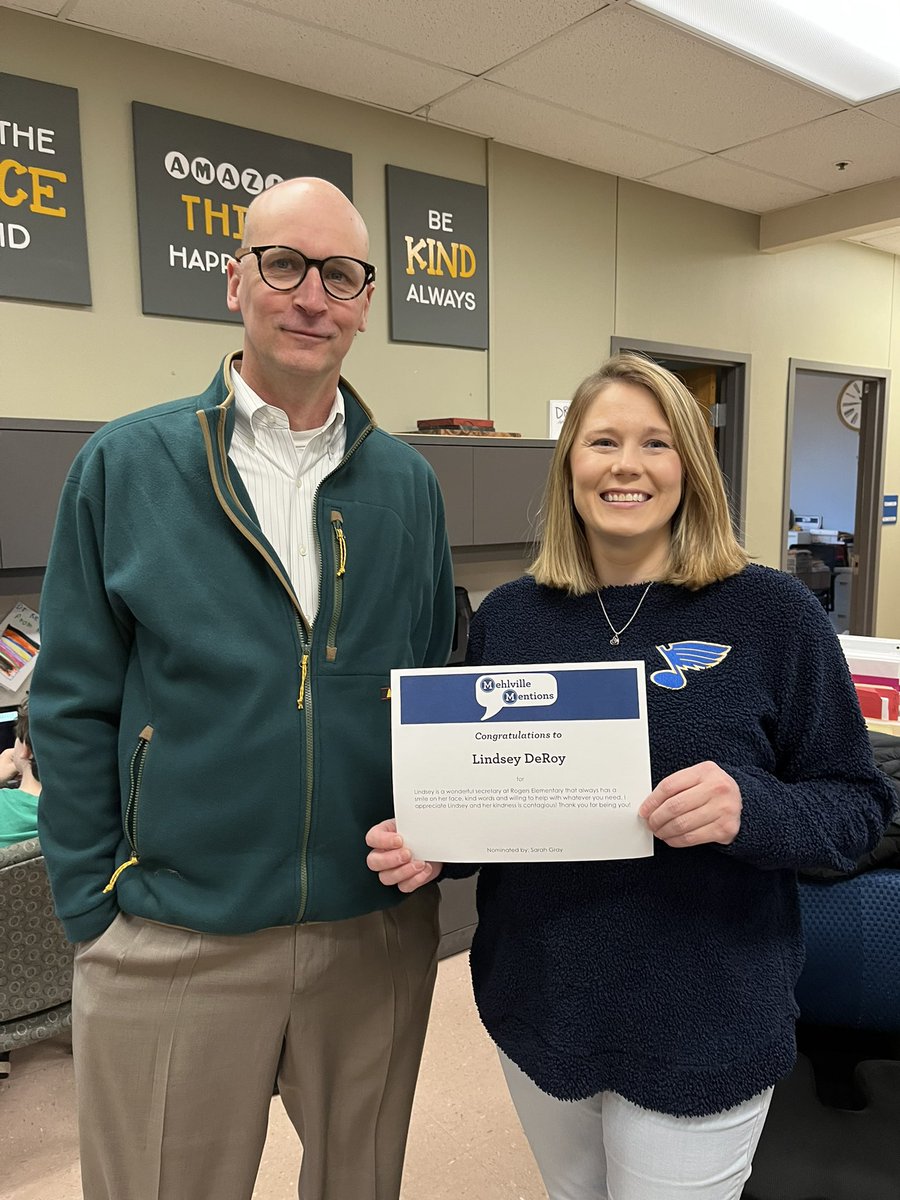 Principal_RES's tweet image. Congratulations to our @RogersElem staff members that received a @MehlvilleSD Mentions Award for their hard work, commitment and dedication to our school and district
