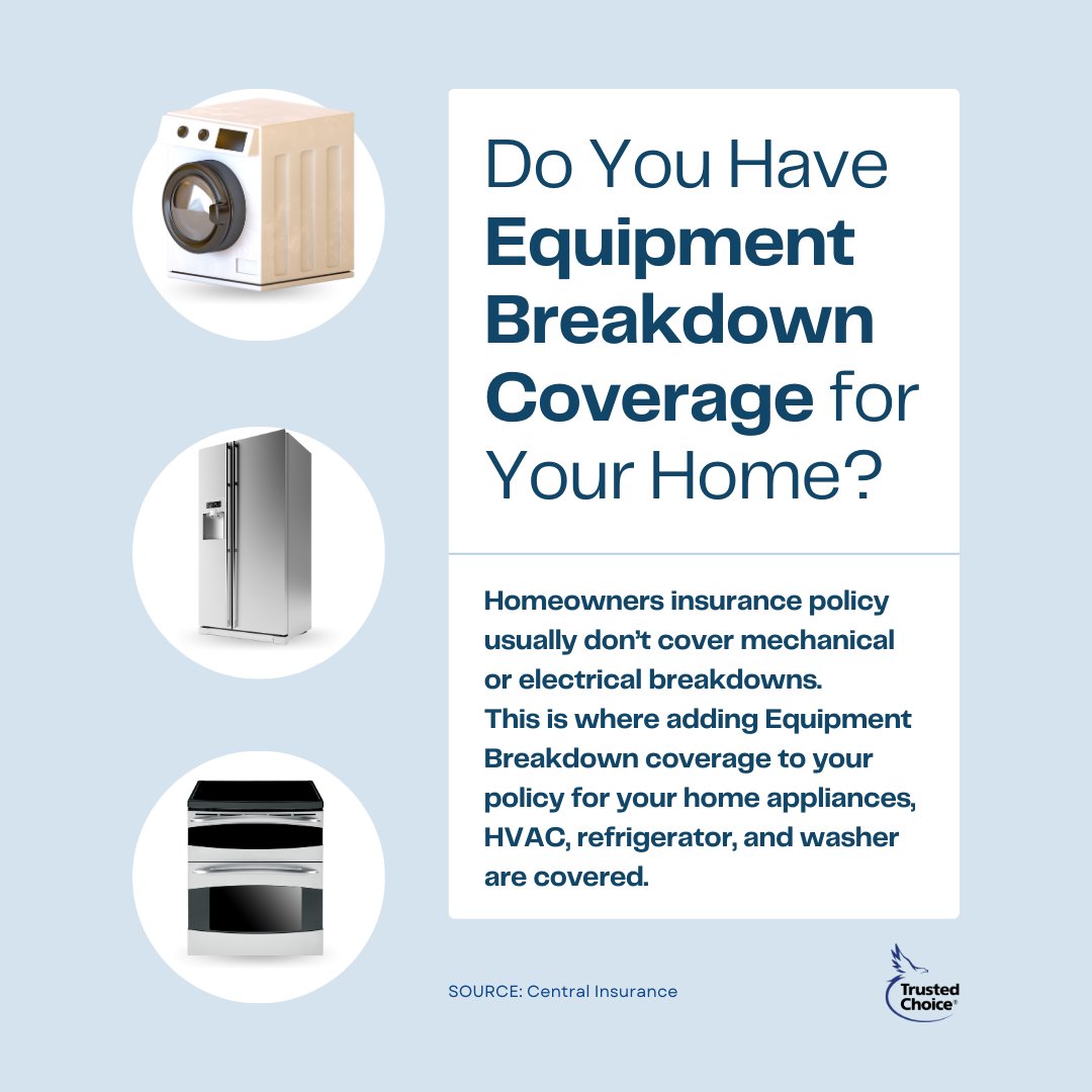AssocGlensFalls's tweet image. You never know when your washer or oven is going to stop working. Do you have coverage for them? #homeappliances #equipmentbreakdowncoverage #personalinsurance #home #homeowners #insurancepolicy #electricalbreakdown #hvac #washer #refrigerator #dryer