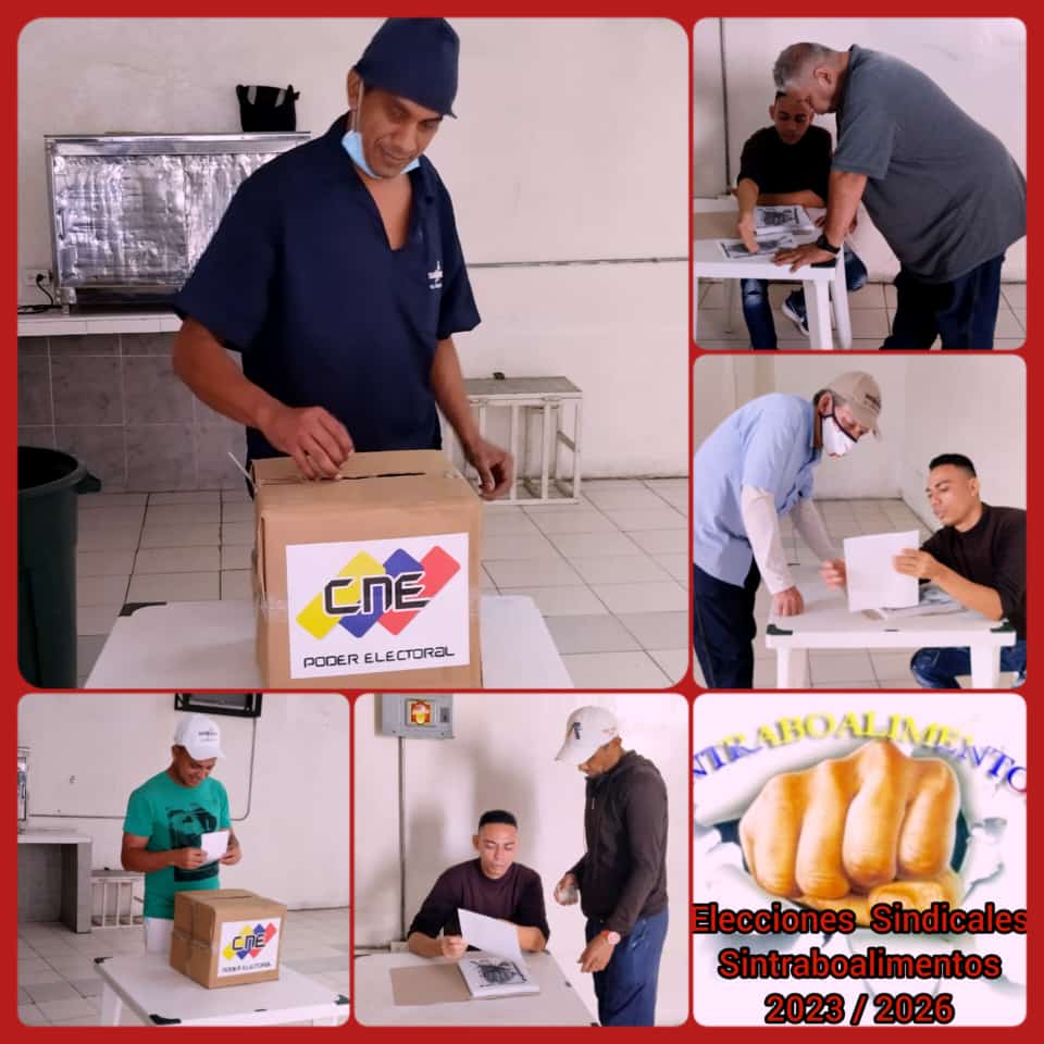 SINTRABOALIMEN3's tweet photo. Así está ocurriendo:
Trabajadores (as) acuden a las urnas electorales en el inicio de las elecciones Sindicales Sintraboalimentos 2023-2026 hoy Martes 14 de Marzo en la empresa Embutidos Semosa ,las cuales también se desarrollan en Global Uno Logístic y Venezolana de Frutas! https://t.co/3fX613NMdP