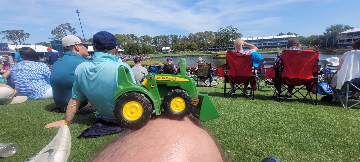 #babydeere has said goodbye to @THEPLAYERSChamp and headed home to @eastcorkgolf . Thankful for a great day on Sunday and the care from Jake in @Delta to get us home on time.