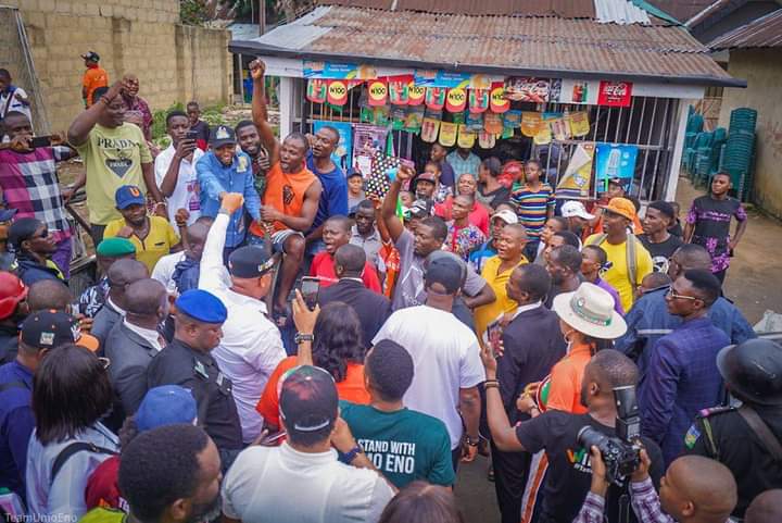 teamumoeno's tweet photo. STREET WALK WITH PASTOR. UMO ENO. 

In his compassion he understands what it means to start a small business.

In his character he understands what it means to create generational wealth. 

1/2 https://t.co/zmQaaPV6qS