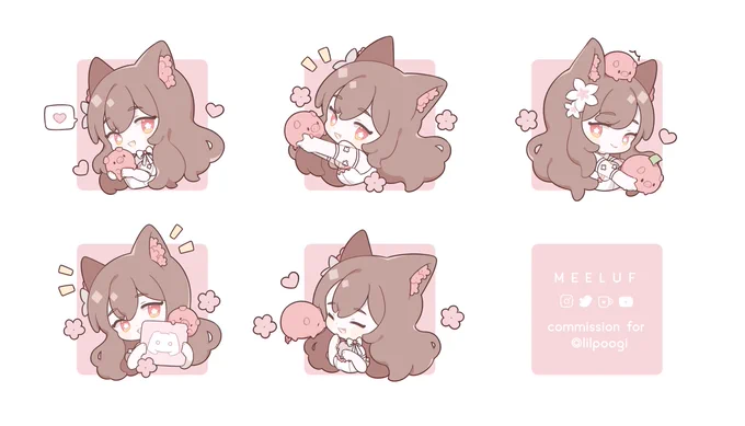 commission  #poogiartspeedpaint ✿:  