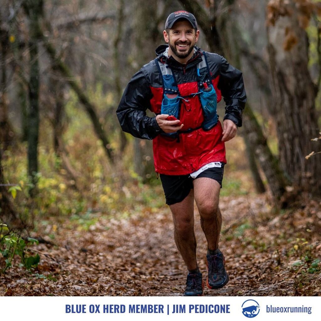 It's the #BlueOxHERD ... JIM! You might recognize this guy from the @corba_trails trailer, @visiteauclaire promo video, beer mile, CVTR (Chippewa Valley Trail Runners), and many other groups ... he runs with a smile that's always photo-friendly ... even … instagr.am/p/Cpxso9ZMLwf/