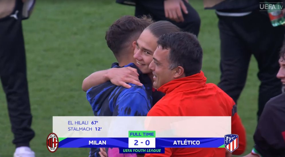 foet247europa's tweet photo. Milan 2 Atlético Madrid 0. Milan are through to the semi finals. #MILATM #UYL #MilanAtleti https://t.co/egVjZ4DfwZ
