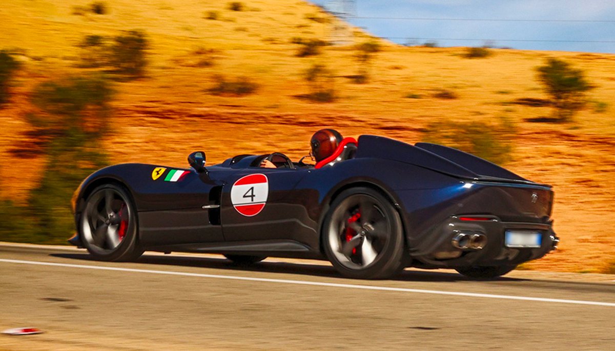 Ferrari's tweet photo. Immerse yourself in rich, bright hues with the #FerrariCavalcade in #Morocco. Over 80 participants set off to the discovery of ancient cities, the soaring Atlas mountains and sweeping desert roads in this truly unforgettable driving experience. 
#DrivingFerrari #Ferrari https://t.co/Nh2QP0DwBU