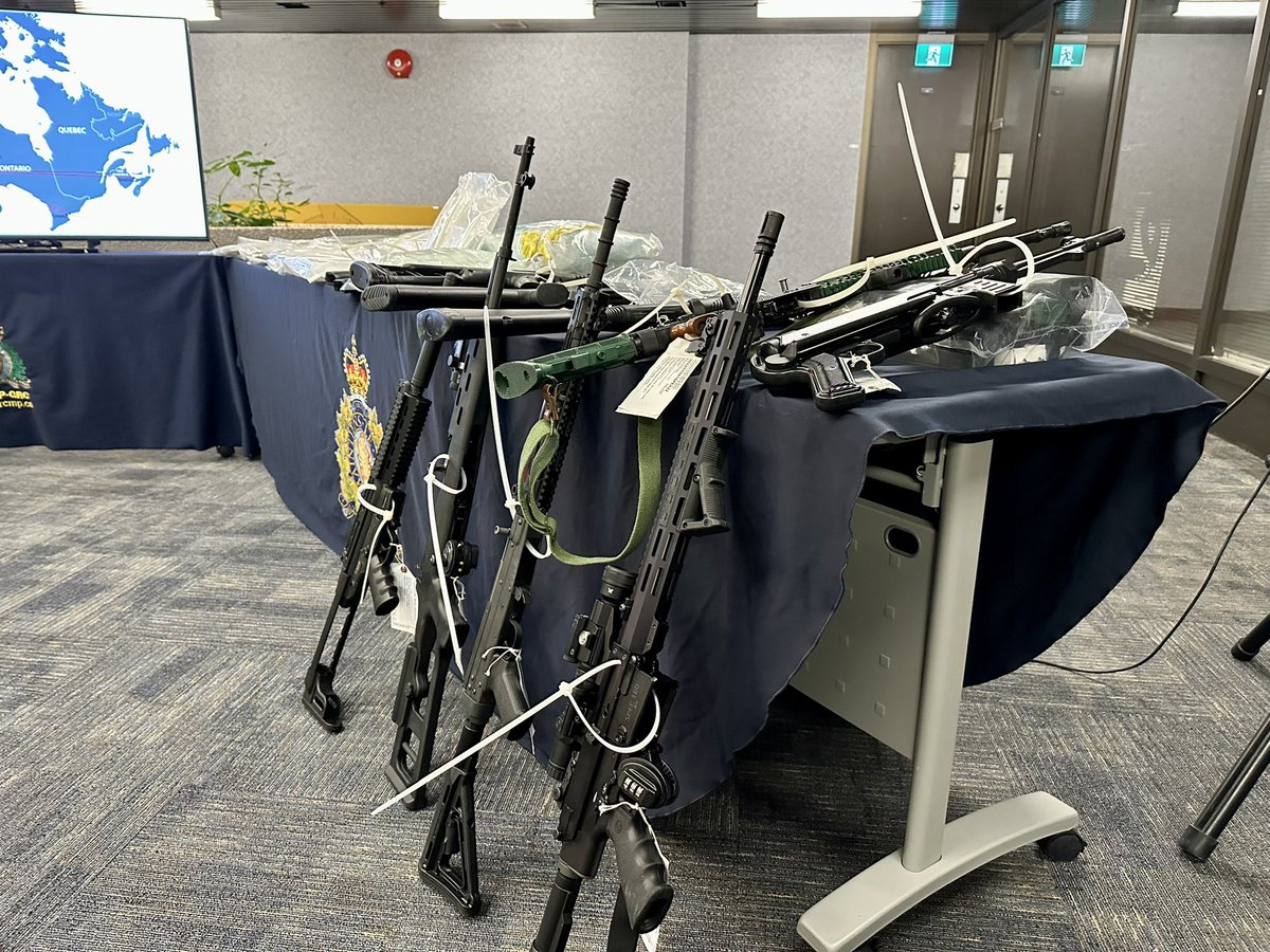 MasonDePatie's tweet photo. RCMP are about to release details on “Project Dawgpound,” an organized crime investigation. Watch the new conference live @ctvwinnipeg: https://t.co/1YVYMm0CRg https://t.co/K8jj9FRlwc